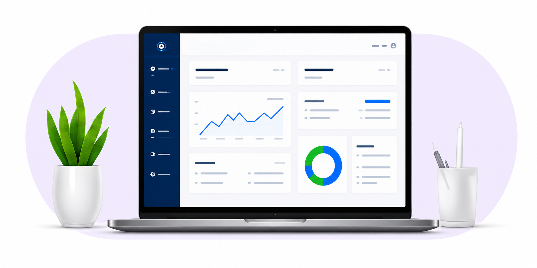 Prehľadný moderný dashboard eCargo.sk